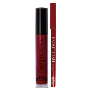 EMBELLISH LIP COMBO -HOLLY RED